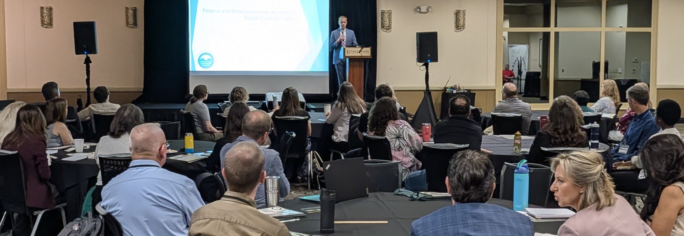 Illinois EPA Director James Jennings presenting at ICC 2026