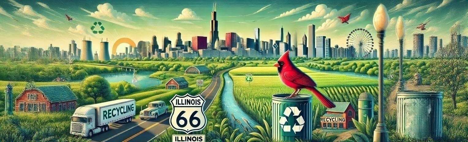 Members of the Illinois recycling community