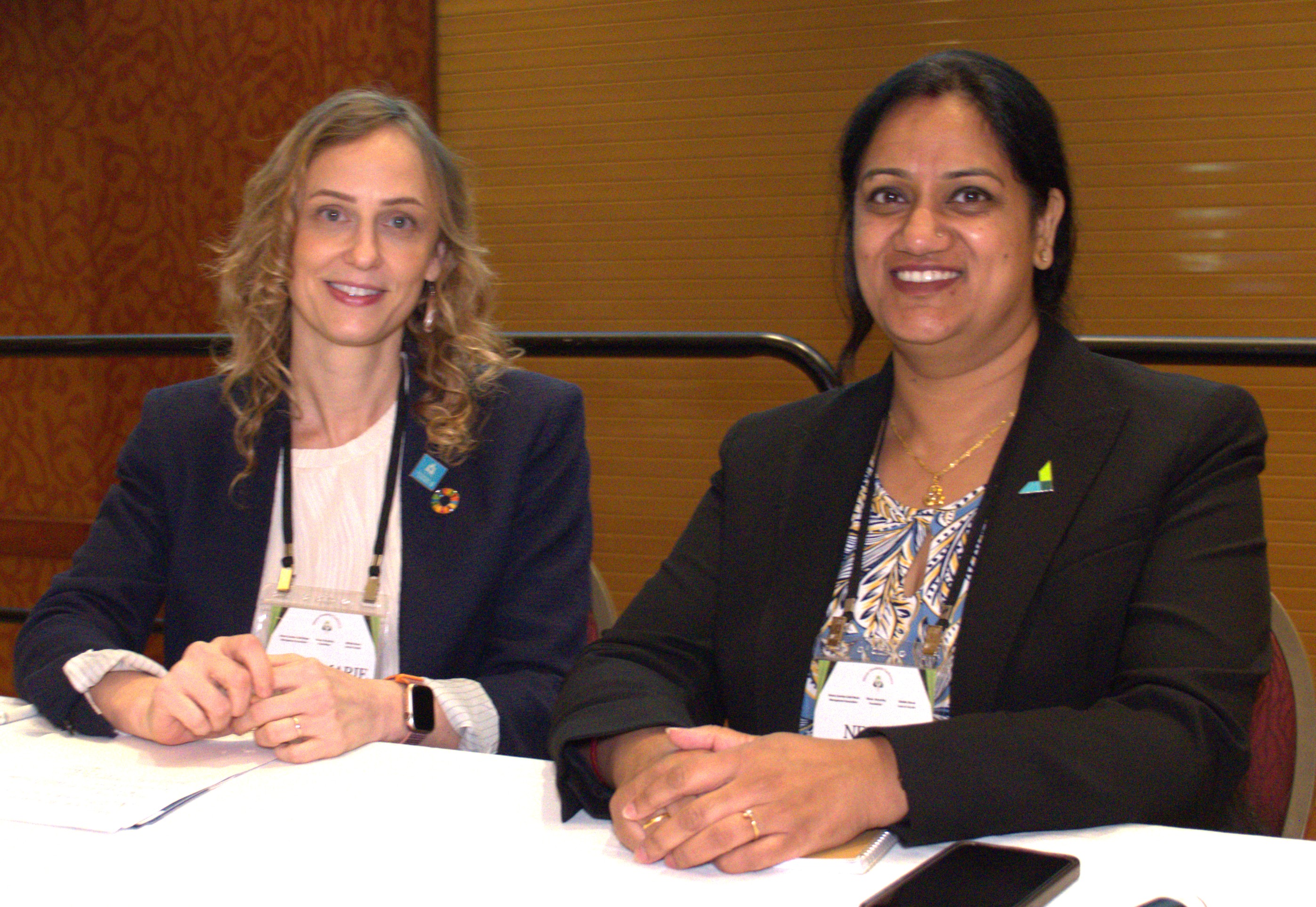 Keynote speakers presenting